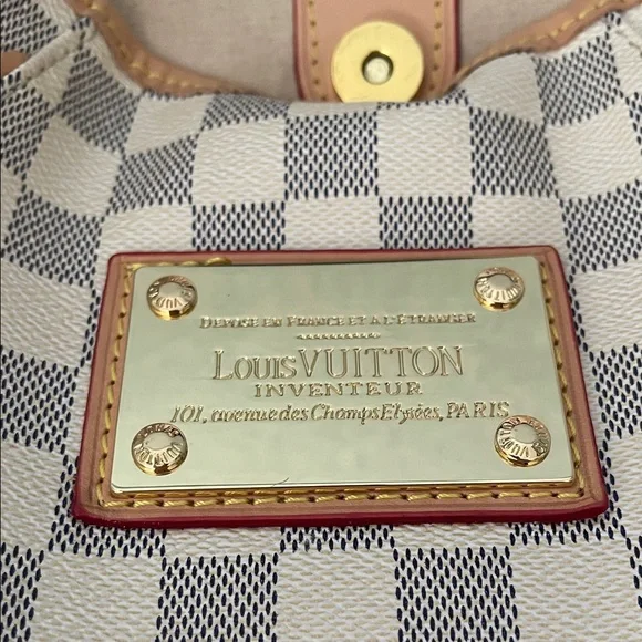 Checkered Hobo Galliera Shoulder Bag - Picture 8 of 9